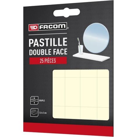FACOM Pastille adhésive double face 25 pièces
