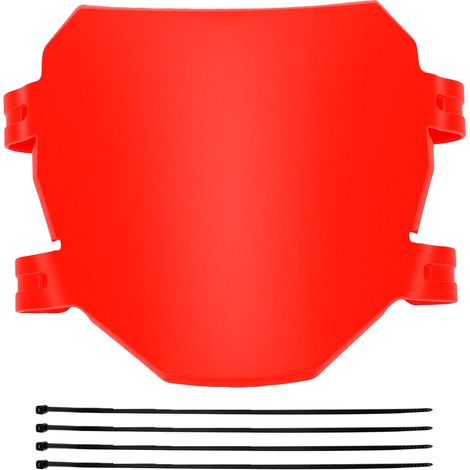 Remplacement de plaque d'immatriculation de vélo de saleté électrique pour permis avant d'équitation hors route Light Bee rouge (1/5)