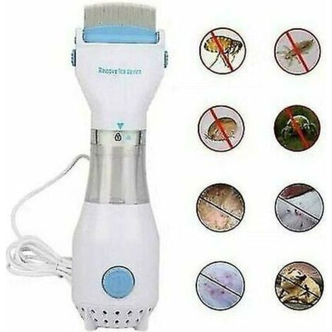 Electric lice comb with special lice catcher to remove lice and fleas (1/3)