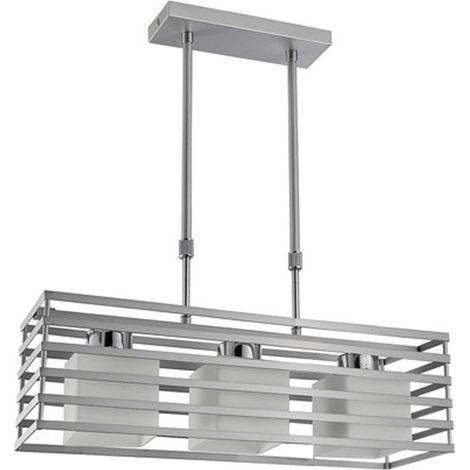 Lampe à cellule 3 ampoules E27 Max 40W Argent