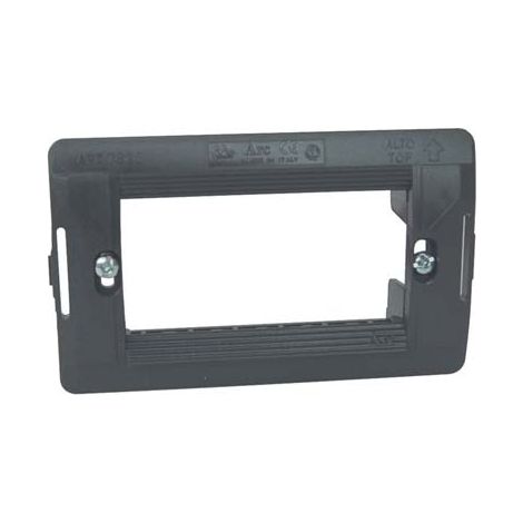 SUPPORTO FRUTTI ARC MARLANVIL - PC NERO POSTI 3- 10 pezzi