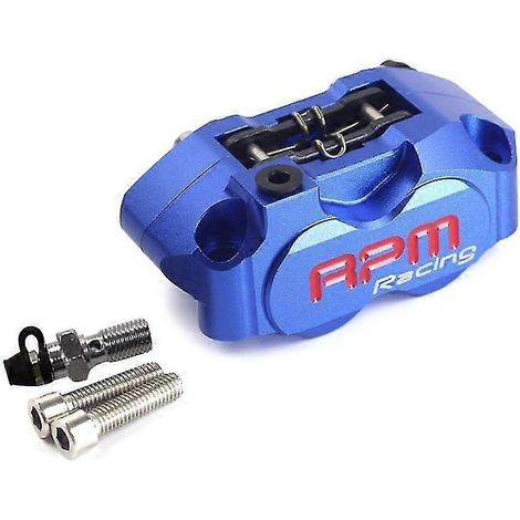 Étrier de frein radial RPM 82 mm pour moto, compatible avec disques de 200/220 mm (modifié) - Bleu (1/5)