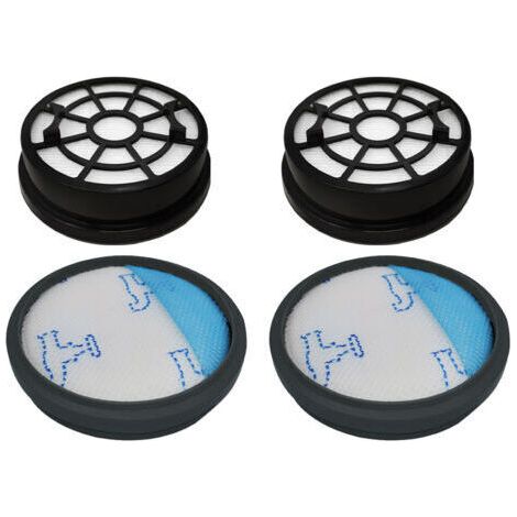 DTEKGAZ - Filtersets für ROWENTA Staubsauger, 2 Rückfilter und 2 Frontfilterzubehörteile, passend für ZR904301 RO2981 (1/4)