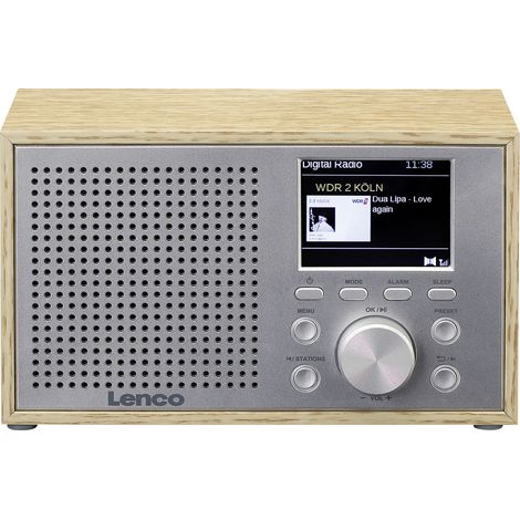 Lenco LENCO DAR-017 DAB+/FM Radio mit Bluetooth Wood (1/5)