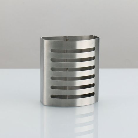 Magnetischer Stiftehalter aus Edelstahl, multifunktionales Küchenregal, Essstäbchenhalter mit durchbrochenem Design