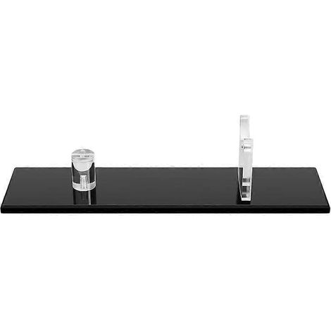 Transparenter Schneidemesser-Halter, stabiler Acryl-Aufbewahrungsständer-26.7x6.4x6.4cm-Black (1/4)