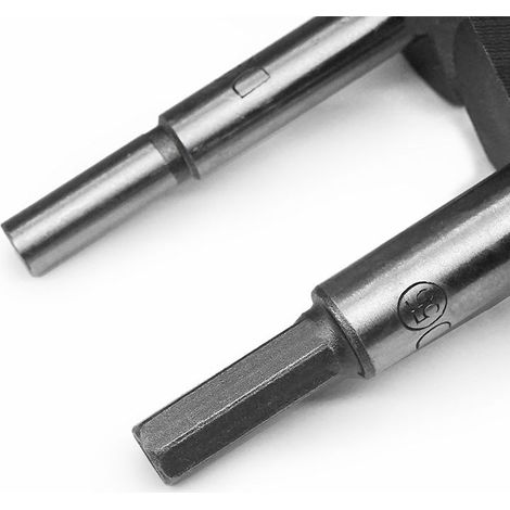 Punte per trapano per legno, fresa in carburo per legno, per l'installazione di porte, cassetti e compensato in legno con profilo sferico. Permettono di realizzare rapidamente fori puliti e a fondo pi (1/4)