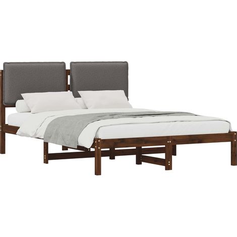 Estructura de Cama con Cabecera Tapizada vidaXL (1/5)