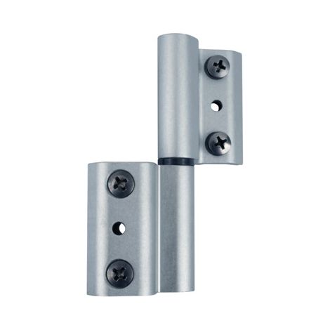 Grip+ FAPIM-Scharnier mit Ø7 mm Edelstahlachse – Alu 9006 – 9800AG5