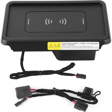 Chargeur sans fil 15W rapide pour Honda CR-V 2017-2019, plaque de recharge, support téléphone, station induction (1/5)