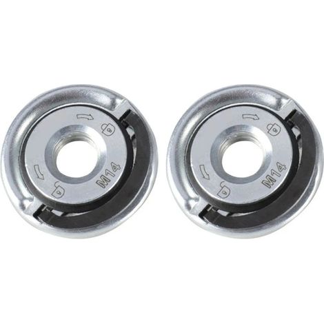 Placa autoblocante apta para amoladoras angulares M14 (14 mm). Paquete de dos unidades. (1/5)