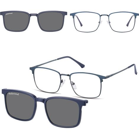 Gafas de lectura y ordenador PREMIUM 125 antirreflejos de luz azul para hombre STL280 Azul (1/5)