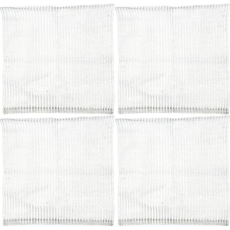 Lot de 4 paniers de protection pour racines de plantes en acier inoxydable, filet à mailles fines, pour petits pots de fleurs et légumes (1/5)