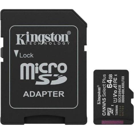 Kingston scheda microsd 64 gb kingston sdcs364gb espansione memoria affidabile
