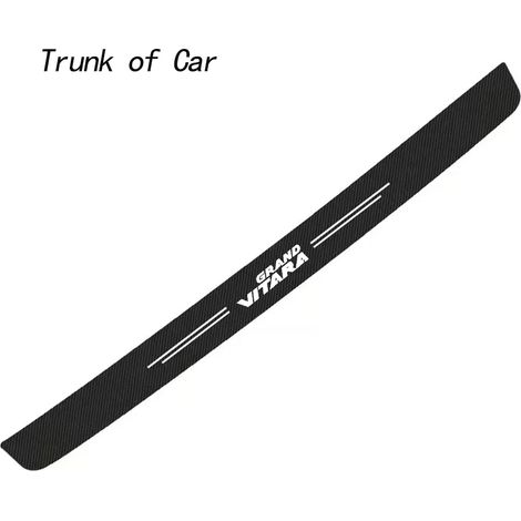 (1 pièce) Seuil de porte de voiture autocollant en fibre de carbone,protection anti-rayures et imperméable pour Suzuki Grand Vitara (1/3)