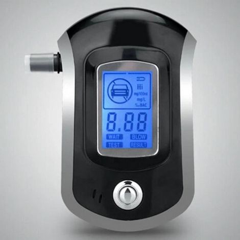 [JAMAIS UTILISÉ]La SLA Smart souffle alcool testeur Digital LCD Breathalyzer analyseur AT6000 (1/5)