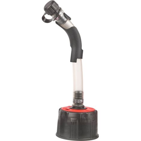 Tapón para bidón de llenado rápido Polisport de 300 mm con manguera, duradero.