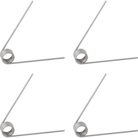 4 Pack V-Shaped Torsion Springs 0.5mm Wire 60 Degree Outer Diameter Fits Pedal Bins and Bins (1/5)