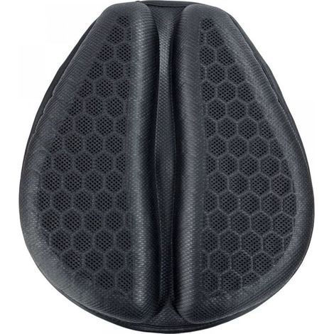 Coussin de selle en gel pour moto, coussin de selle 3D en gel pour moto, absorbant les chocs et antidérapant, adapté aux longs trajets, 3 cm d'épaisseur (1/5)
