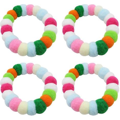 4 lots de colliers pour chatons réglables, multicolores, confortables et détachables de sécurité. (1/4)