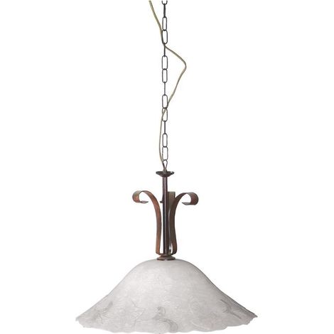 AMBRA LAMPADARIO A SOSPENSIONE E27 CON 1 LUCE DIAMETRO DA 50 CM (1/2)