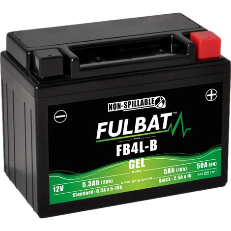 FULBAT FUL GEL Batterie - FB4L-B / YB4L-B (Gel, wartungsfrei)