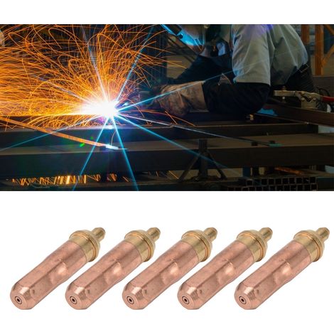 Cinq articles à vendre simultanément : buse de coupe type G01-300, buse de coupe à anneau acétylène, chalumeau de coupe, pointe de coupe n° 1 (1/5)