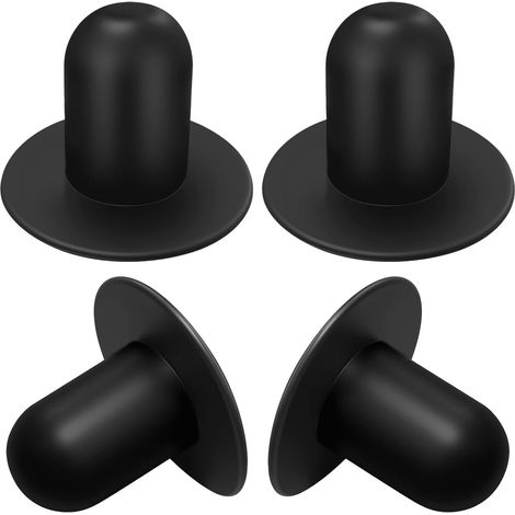 4-Piece Pool Plug Set, Black Pool Plugs, Swimming Pool Plugs, Replacement Wall Plugs for Swimming Pools, Pool Sealing Plugs for Swimming Pools (1/5)