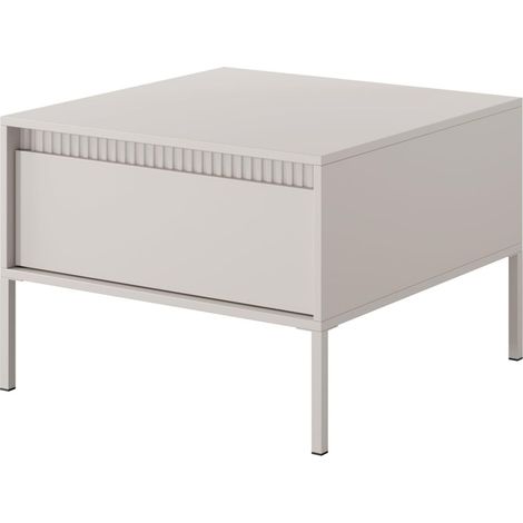 Tavolino: un cassetto, mobili: Cashmere, 48,4 x 68 x 68 cm (1/5)