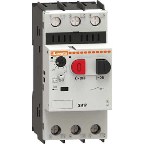 Interruttore Salvamotore 1,5-2,5A ( Lovato Cod. Sm1P0250 )