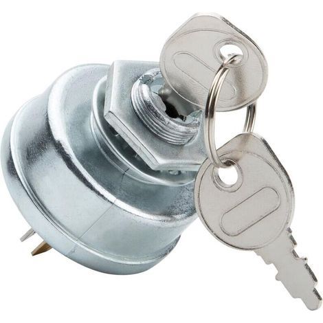 Ignition switch with 2 keys for lawnmowers and tractors – compatible with MTD, Husqvarna, models 725-0267A / 925-0267