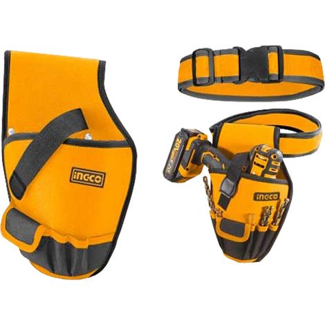 INGCO Fodero fondina borsa portautensili portattrezzi 6 tasche con ciINGCOntura (1/5)