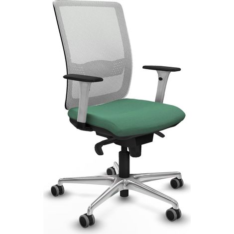 Sedia da ufficio piqueras y crespo Haches bianco alluminio (1/2)
