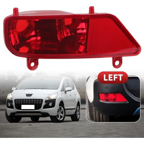 Zoternen – Feu antibrouillard arrière rouge pour Peugeot 3008 2009-2016 – Matériau plastique résistant – Installation simple – Remplacement direct (1/5)