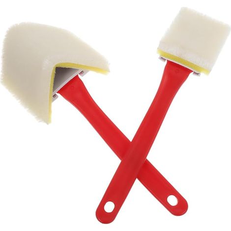 2-teiliges Dreieckpinsel-Set, präzises Finish für Wände und Decken (1/5)