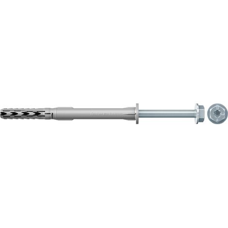 Fixation pour cadres/ossatures SXR-FUS avec vis de sécurité à tête hexagonale à rondelle intégrée et empreinte Torx T40 10x100 / boîte de 50 (1/3)