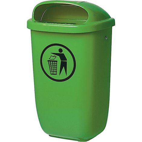 Pattumiera H650xL395xP250mm 50l verde SULO
