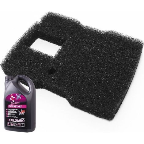 Mousses De Remplacement Filtre + Jets + UV Pour Bassin + bactéries 1000ml