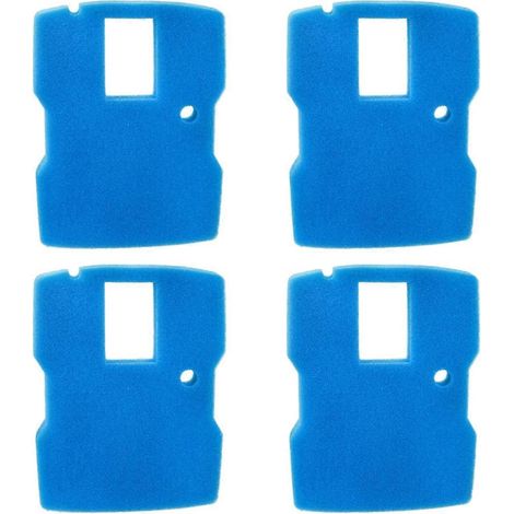 Lot de 4 pièces de rechange pour filtres en coton pour fontaines de bassin, compatibles avec les filtres de bassin CUF-6000 et les pompes de fontaine de 660 GPH. (1/5)