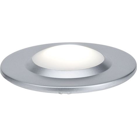 Faretto da incasso IP44 Luce da bagno Faretto da incasso Faretto da soffitto cromato rotondo, alluminio opaco, LED 3W bianco neutro, DxH 7x1 cm, set da 3 (1/5)