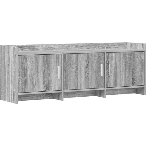 Maison Exclusive - Meuble TV 130 x 33 x 47 cm Sonoma gris Bois d'ingénierie (1/5)