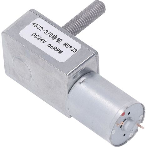 Getriebemotor Gleichstrom 24V 66U/min Drehzahlreduzierung selbsthemmend M8x33mm Wellengewinde (1/5)