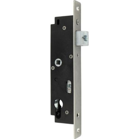Serrure à encastrer type GK . têtière inox. axe 50 carré de 7 - TIRARD SAS