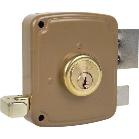 Cerradura Sobreponer con Cerradero 120mm Izquerda