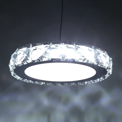 Lampadario di cristallo – luce bianca 12W – 85-265V – lampada a sospensione – sala da pranzo/cucina