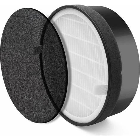 Ortviai Filtre de Remplacement HEPA H13 pour Levoit LV-H132 (LV-H132-RF) - Système de Filtration 3-en-1 : Pré-filtre, HEPA Véritable et Charbon Actif - Élimine 99,97% des Particules, Pollen et Odeurs (1/5)