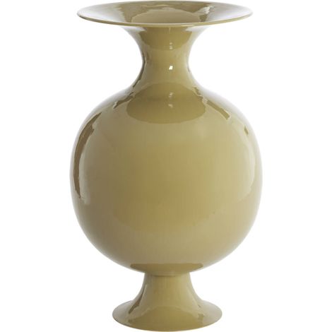 Vaso Metallo Lucido Verde Oliva Ø45x71 cm Light & Living
