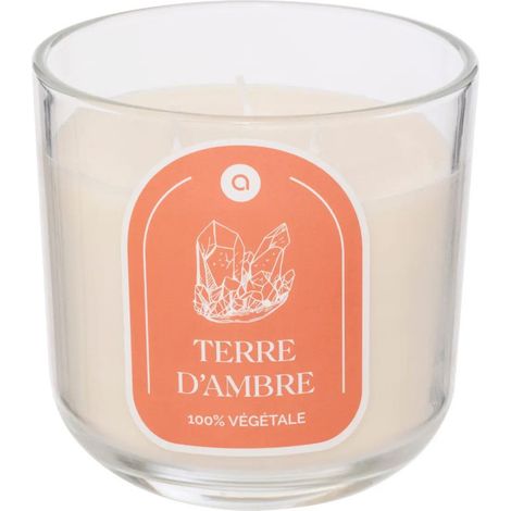 Bougie Parfumée en Verre "Floa" 610g Ambre (1/4)