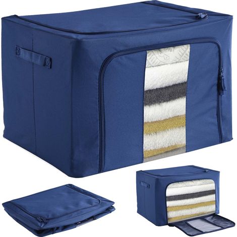 Organizador plegable EVAN, azul marino (1/5)