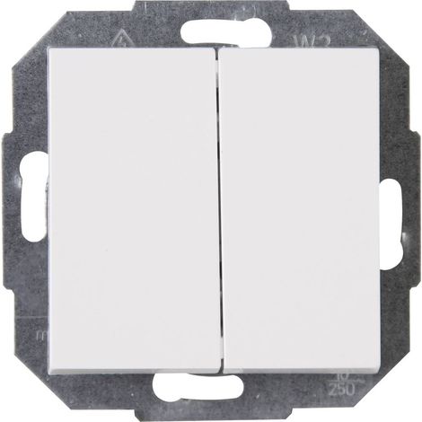 Kopp Insert Interrupteur va-et-vient ATHENIS blanc pur (RAL 9010) 587329086 (1/2)